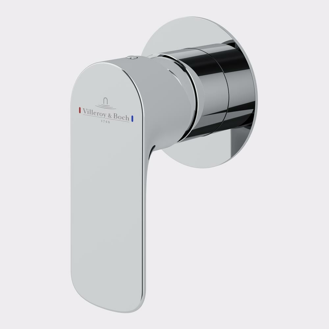 Villeroy & Boch O.Novo Wall Mixer (Includes In-Wall Body) - LF Chrome T145661