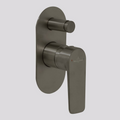 Villeroy & Boch O.Novo Style Diverter Mixer (Includes In-Wall Body) - LF Gun Metal T166290
