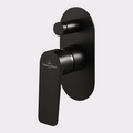 Villeroy & Boch O.Novo Style Diverter Mixer (Includes In-Wall Body) - LF Matte Black T166295