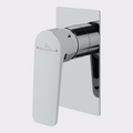 Villeroy & Boch O.Novo Style Rectangular Wall Mixer (Includes In-Wall Body) - LF Chrome T167361