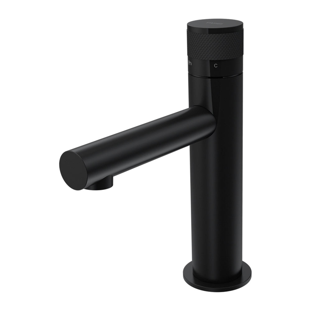 Parisi Todo II Basin Mixer with Straight Spout - Matt Black - T2DO.01-1H.02