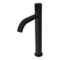 Parisi Todo II Vessel Basin Mixer with Curved Spout - Matt Black - T2DO.01-1HCH.02