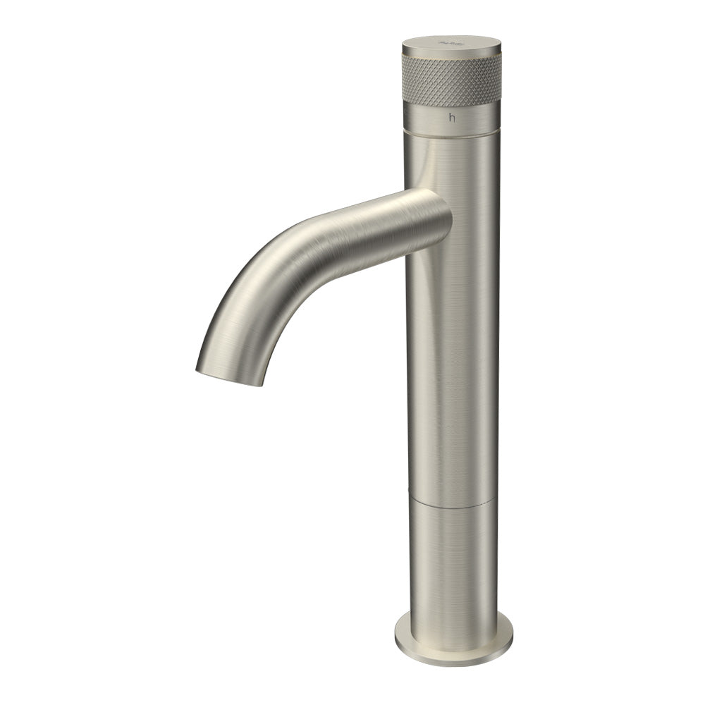 Parisi Todo II Mid Level Basin Mixer with Curved Spout - Brushed Nickel - T2DO.01-1HCH60.41