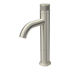 Parisi Todo II Mid Level Basin Mixer with Curved Spout - Brushed Nickel - T2DO.01-1HCH60.41