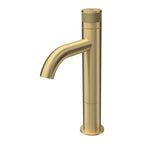 Parisi Todo II Mid Level Basin Mixer with Curved Spout - Brushed Brass - T2DO.01-1HCH60.46