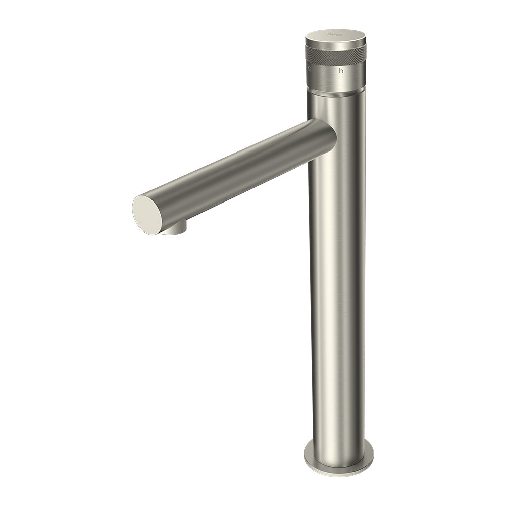 Parisi Todo II Vessel Basin Mixer with Straight Spout - Brushed Nickel - T2DO.01-1HH.41