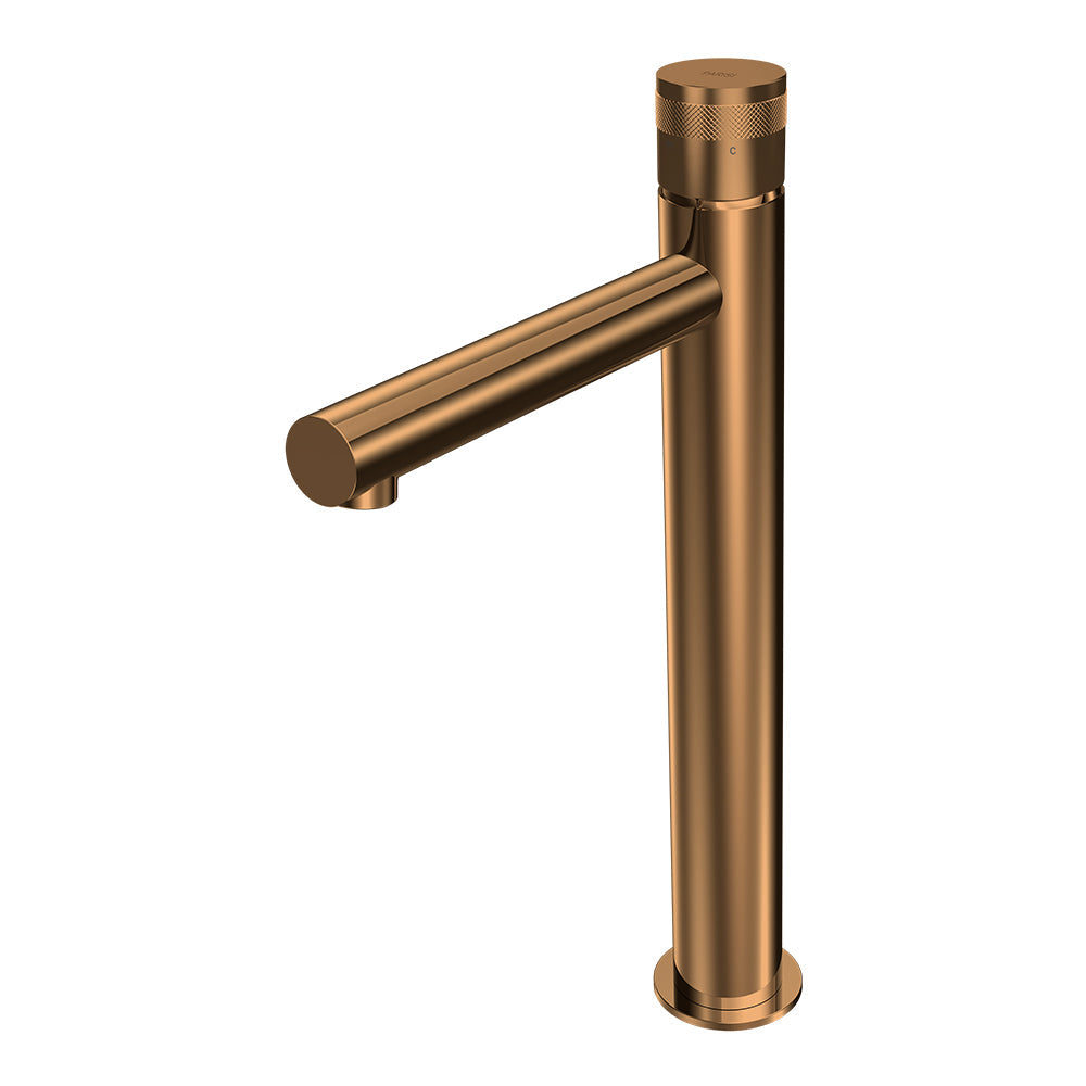 Parisi Todo II Vessel Basin Mixer with Straight Spout - Matt Bronze - T2DO.01-1HH.48