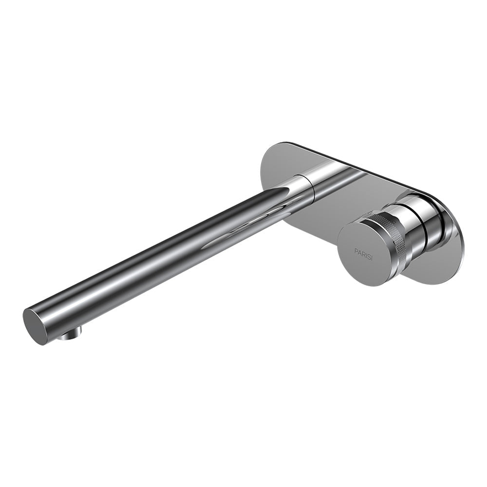 Parisi Todo II Wall Mixer with 220mm Spout on Elliptical Plate - Chrome - T2DO.01-2E220