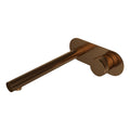 Parisi Todo II Wall Mixer with 220mm Spout on Elliptical Plate - Matt Bronze - T2DO.01-2E220.48