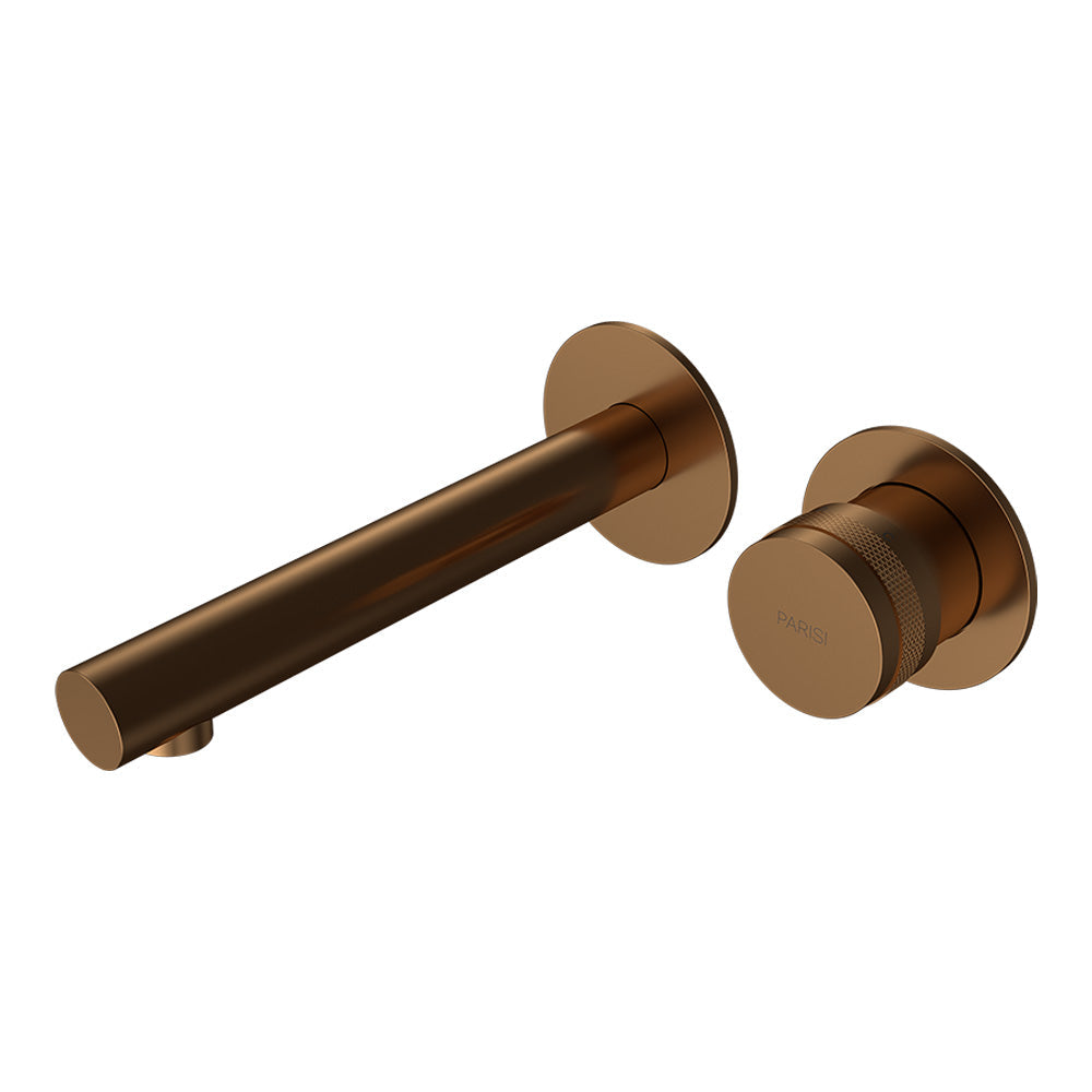 Parisi Todo II Wall Mixer with 160mm Spout (Individual Flanges) - Matt Bronze - T2DO.01-2RF160.48