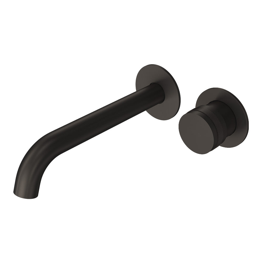 Parisi Todo II Wall Mixer with 190mm Curved Spout (Individual Flanges) - Fucile - T2DO.01-2RF190C.50