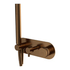 Parisi Todo II Wall Mixer with 3-Way Diverter and Handshower - Matt Bronze - T2DO.04-D3E-A.48