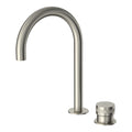Parisi Todo II Hob Mixer with Round Swivel Spout - Brushed Nickel - T2DO.06-2HSC.41