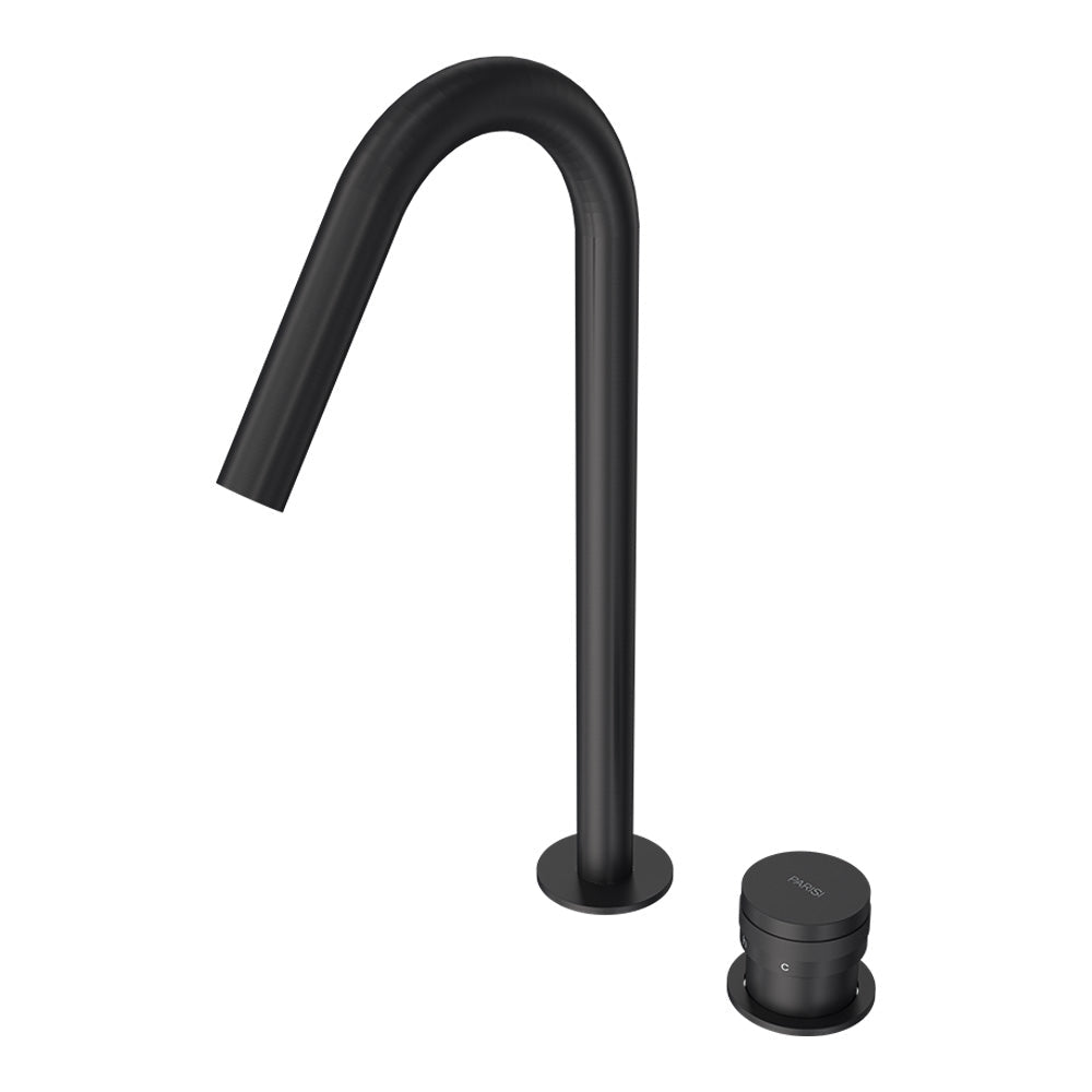 Parisi Todo II Hob Mixer with Gooseneck Swivel Spout - Fucile - T2DO.06-2HSE.50