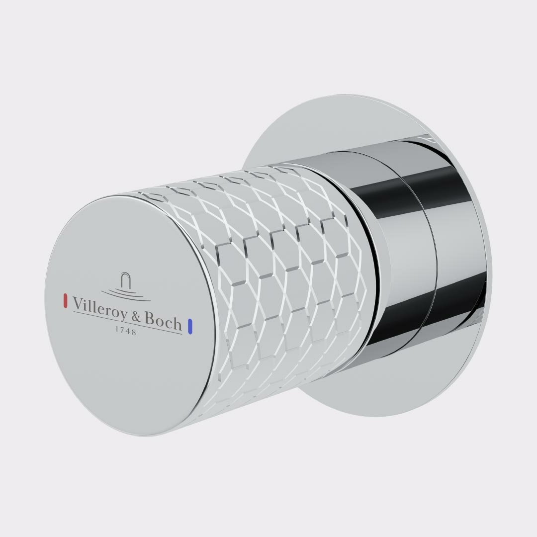 Villeroy & Boch Luxx Shower Mixer (Includes In-Wall Body) - LF Chrome T685661