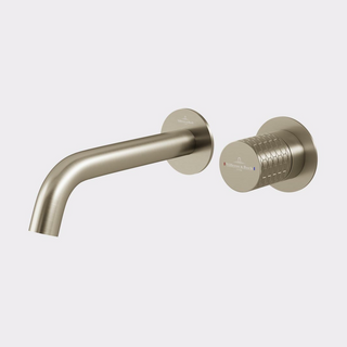Villeroy & Boch Luxx Wall Basin Mixer Set (Includes In-Wall Body) - LF Brushed Nickel T689780