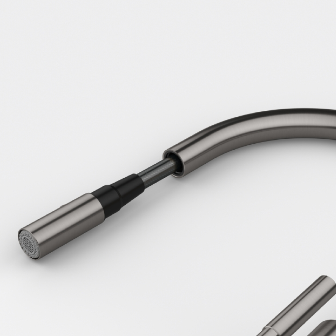 Franke Mythos Masterpiece Pull-Out Sink Mixer - Anthracite TA6701AN