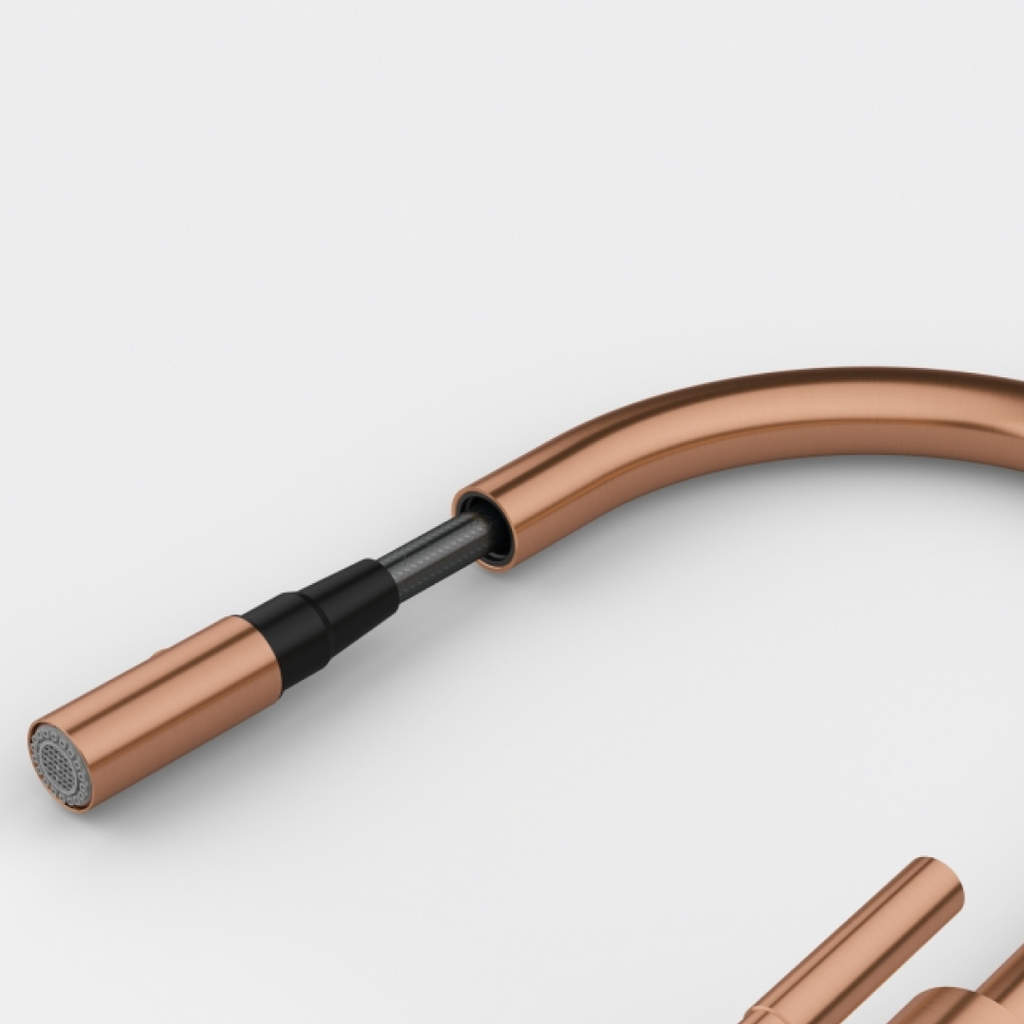 Franke Mythos Masterpiece Pull-Out Sink Mixer - Copper TA6701CP