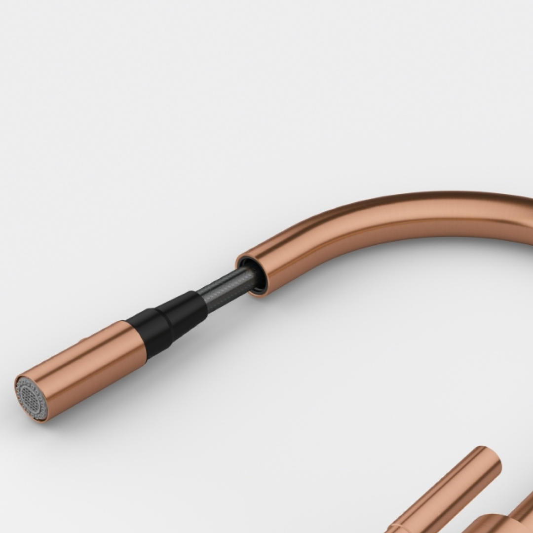 Franke Mythos Masterpiece Pull-Out Sink Mixer - Copper TA6701CP