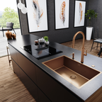 Franke Mythos Masterpiece Pull-Out Sink Mixer - Copper TA6701CP