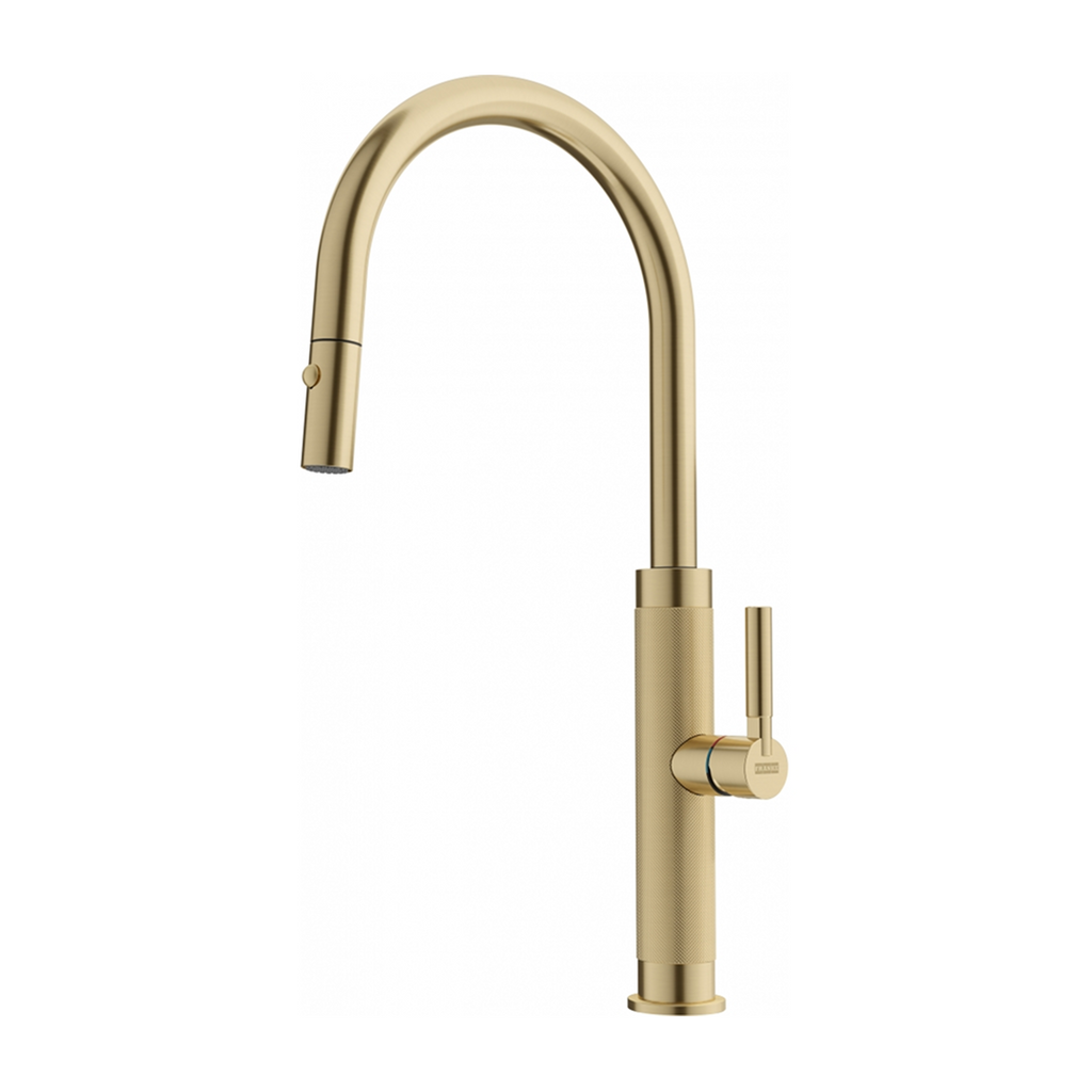 Franke Mythos Masterpiece Pull-Out Sink Mixer - Gold TA6701GD