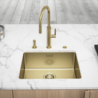 Franke Mythos Masterpiece Pull-Out Sink Mixer - Gold TA6701GD