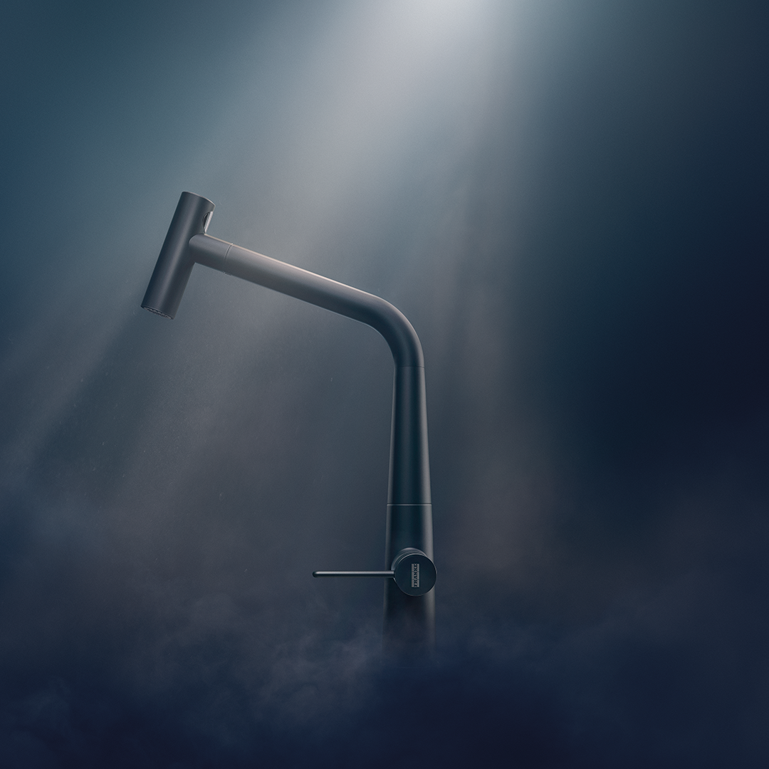 Franke Icon Pull Out Kitchen Mixer TA6861MB - Matte Black