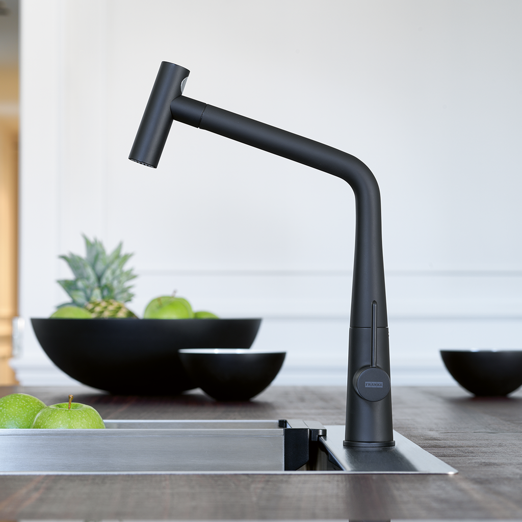 Franke Icon Pull Out Kitchen Mixer TA6861MB - Matte Black