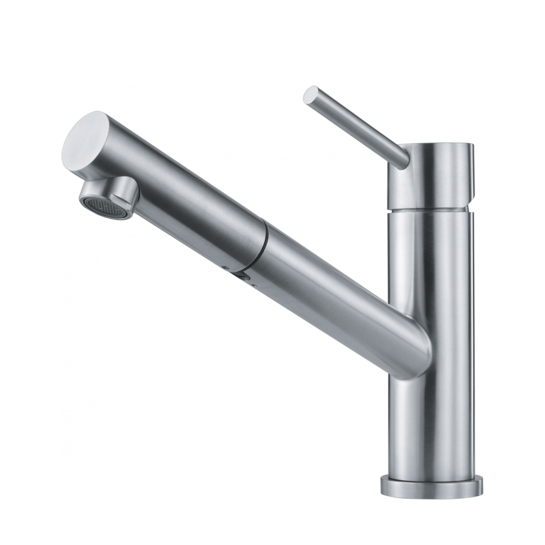 Franke TA9201 Orbit Pull-Out Sink Mixer - Stainless Steel