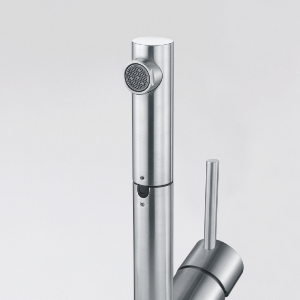 Franke TA9201 Orbit Pull-Out Sink Mixer - Stainless Steel