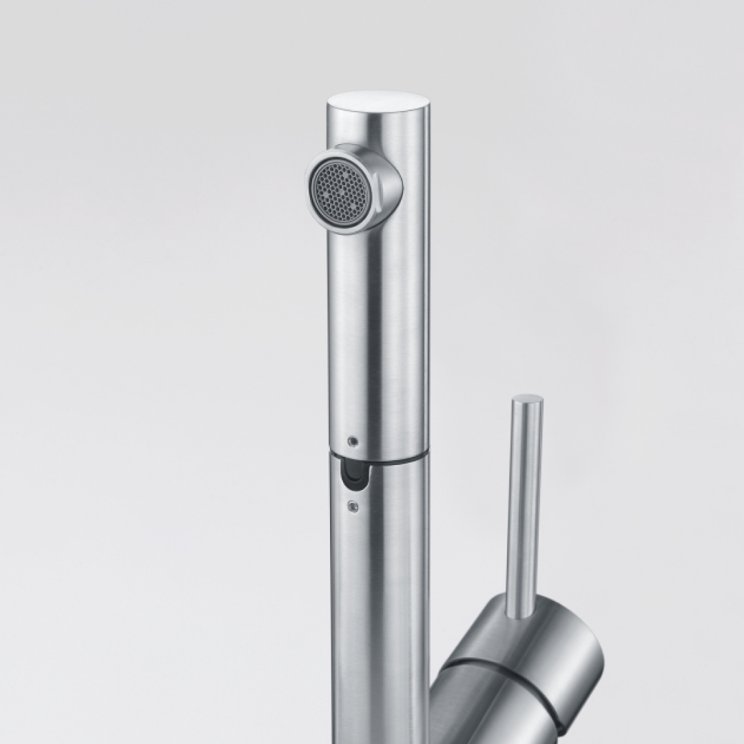 Franke TA9201 Orbit Pull-Out Sink Mixer - Stainless Steel