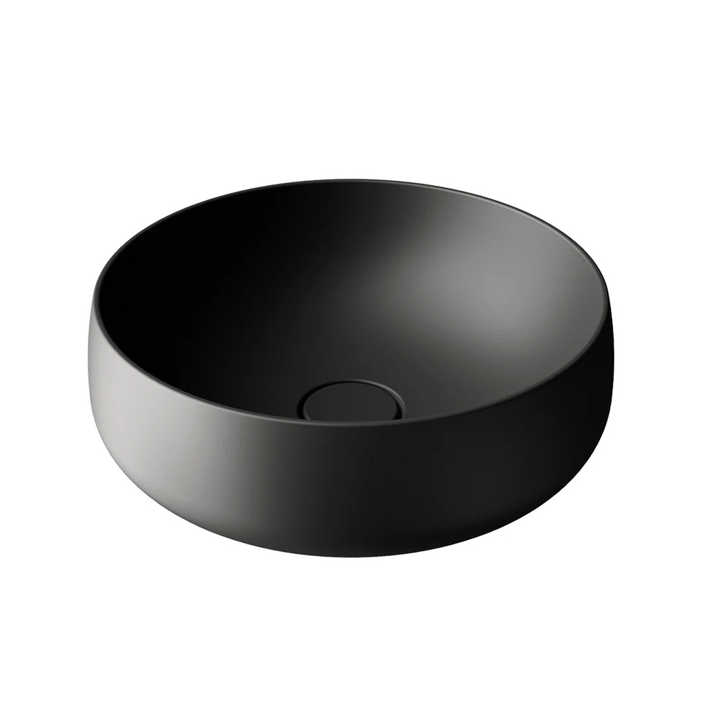 Parisi Oblo 400 Above Counter Basin - Matte Black - TCOB40.22