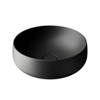 Parisi Oblo 400 Above Counter Basin - Matte Black - TCOB40.22