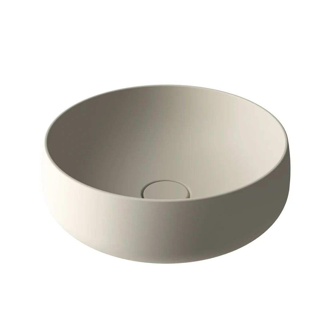 Parisi Oblo 400 Above Counter Basin - Matte Sand - TCOB40.53