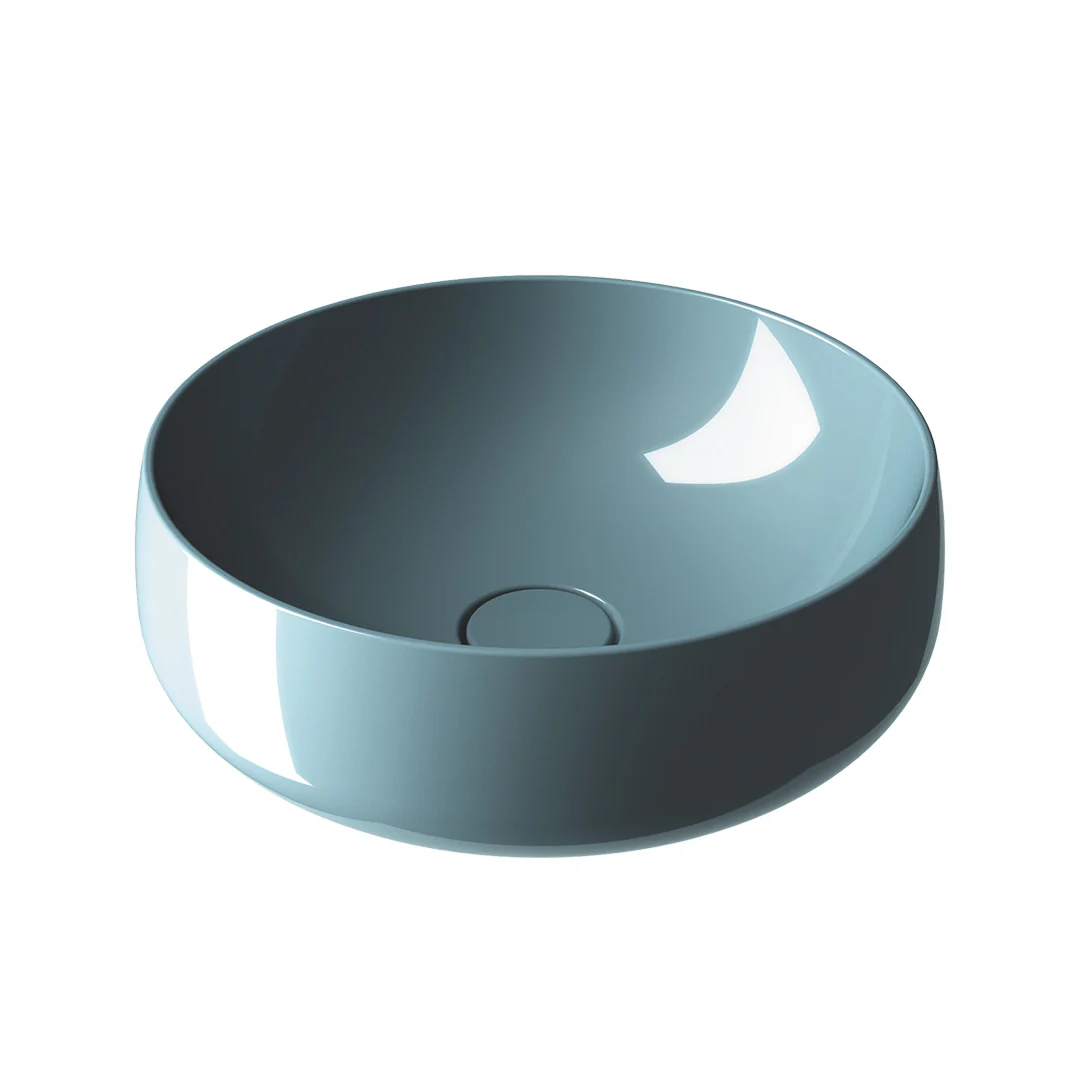 Parisi Oblo 400 Above Counter Basin - Gloss Lagoon - TCOB40.57