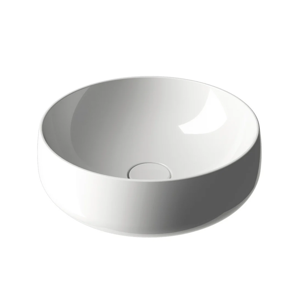 Parisi Oblo 400 Above Counter Basin - Gloss White - TCOB40