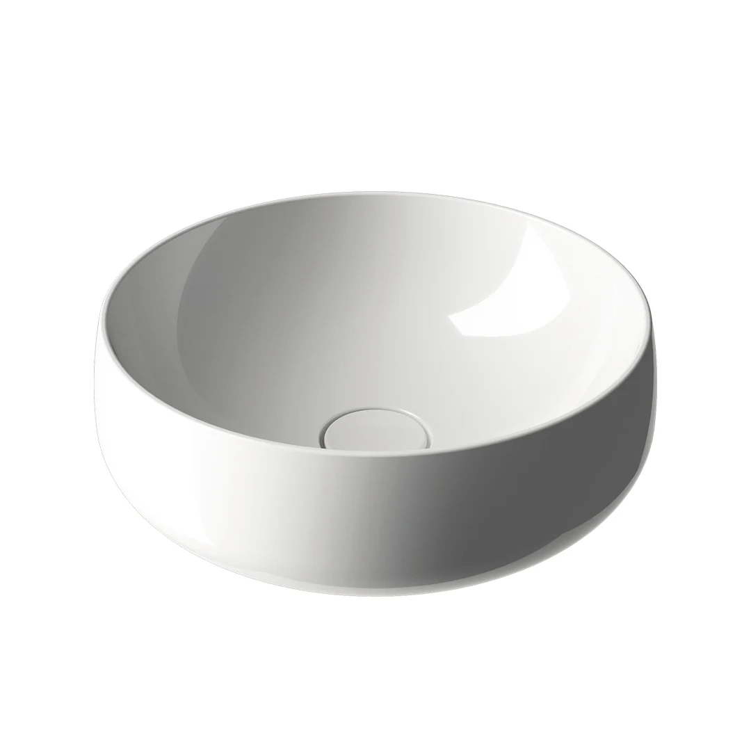 Parisi Oblo 400 Above Counter Basin - Gloss White - TCOB40