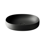 Parisi Oblo 55 Above Counter Basin - Matte Black - TCOB55.22