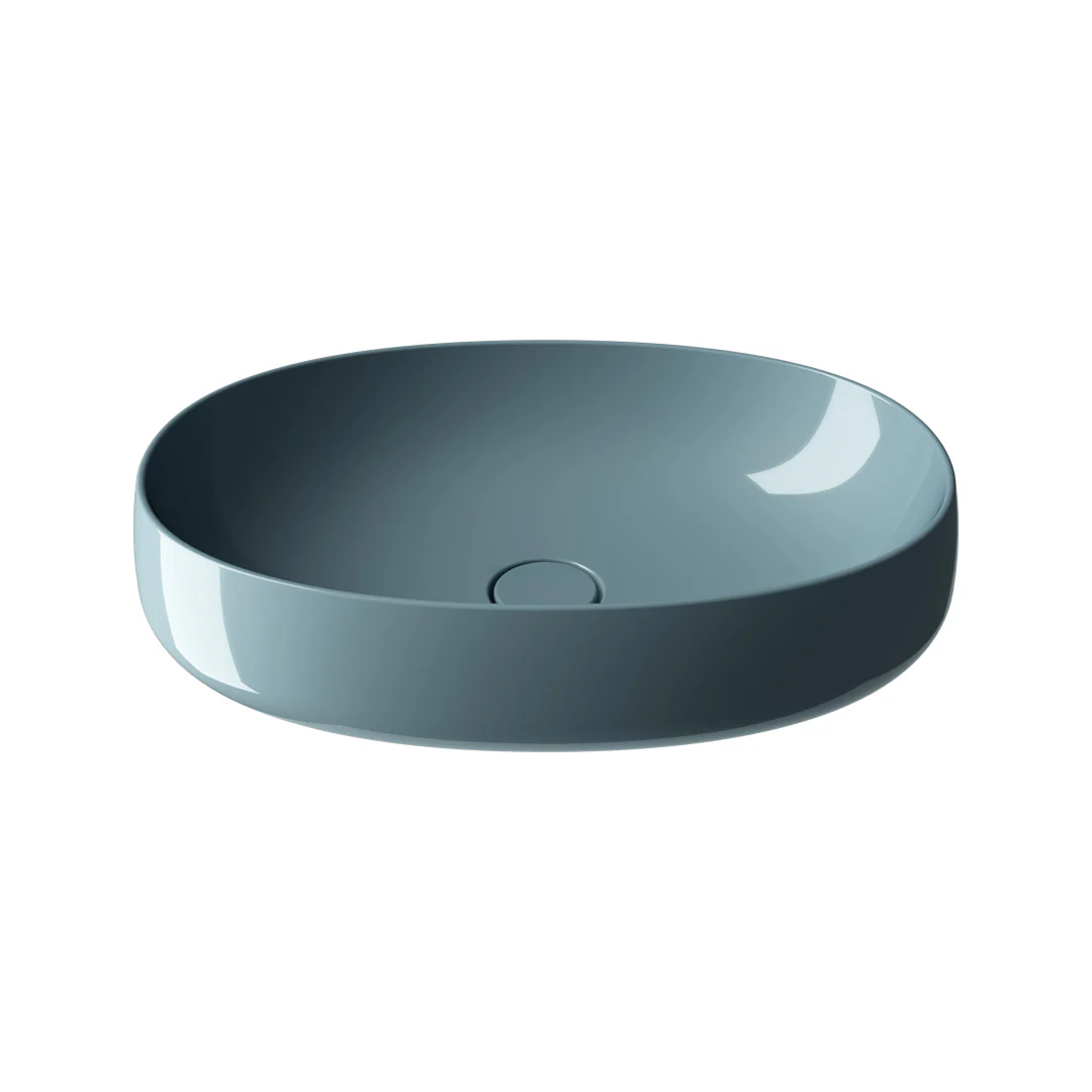 Parisi Oblo 55 Above Counter Basin - Gloss Lagoon - TCOB55.57