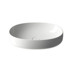 Parisi Oblo 55 Above Counter Basin - Gloss White - TCOB55