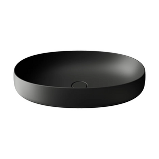 Parisi Oblo 650 Above Counter Basin - Matte Black - TCOB65.22