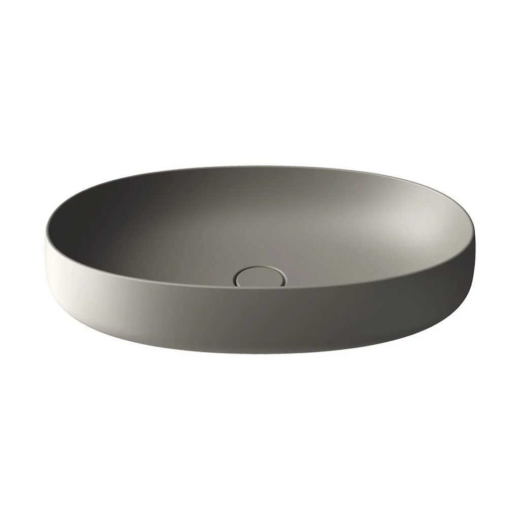 Parisi Oblo 650 Above Counter Basin - Matte Grey - TCOB65.51