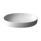 Parisi Oblo 650 Above Counter Basin - Gloss White - TCOB65