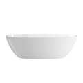 Victoria + Albert Terrassa 1700 Freestanding Bath (No Void) - Gloss White TER-N-SW-NO