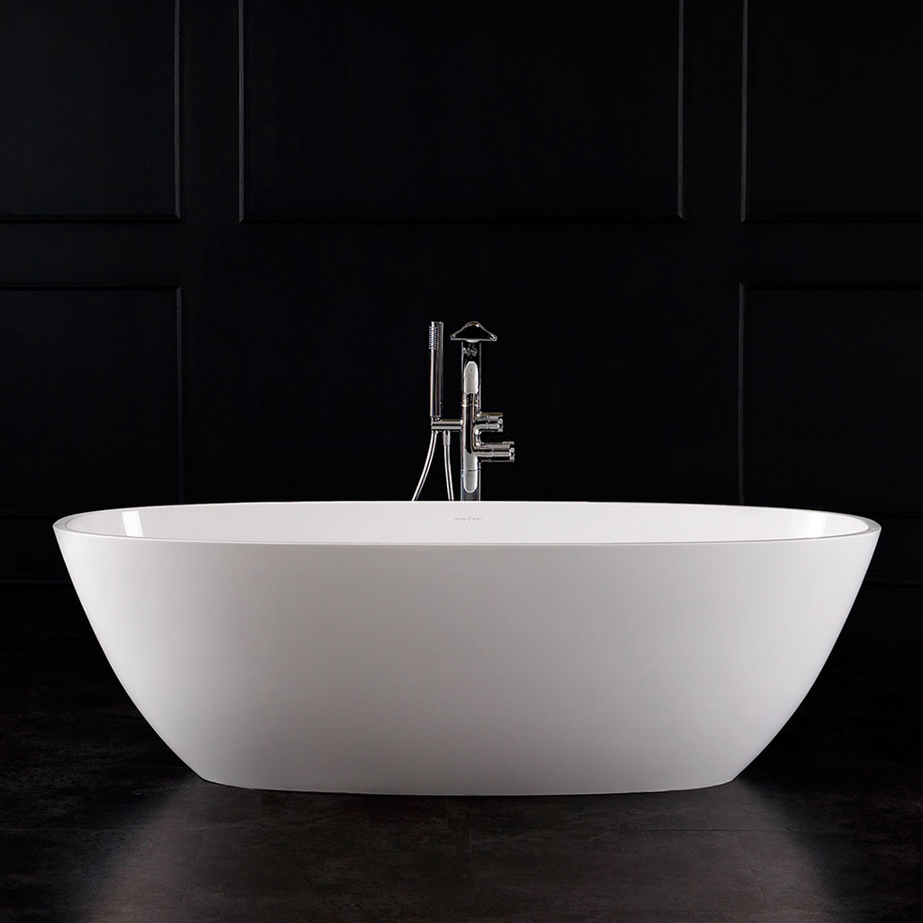 Victoria + Albert Terrassa 1700 Freestanding Bath (No Void) - Gloss White TER-N-SW-NO