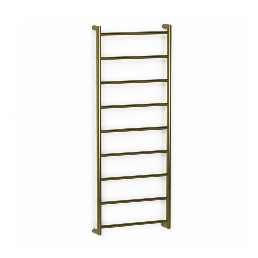 Avenir Abask 24V Heated Towel Ladder 130 x 48 - PVD Brushed Gold - TLH2-130x48-LV_BG