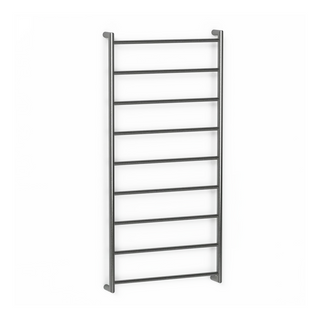 Avenir Abask 24V Heated Towel Ladder 130 x 60 - Brushed Stainless Steel - TLH2-130x60-LV_BS