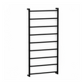 Avenir Abask 24V Heated Towel Ladder 130 x 60 - Matte Black - TLH2-130x60-LV_MB
