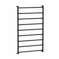 Avenir Abask 24V Heated Towel Ladder 130 x 75 - Matte Black - TLH2-130x75-LV_MB