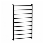 Avenir Abask 24V Heated Towel Ladder 130 x 75 - Matte Black - TLH2-130x75-LV_MB